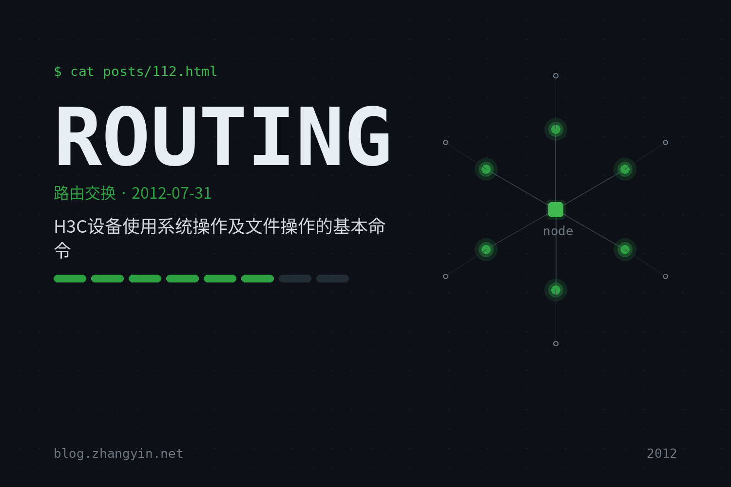 H3C设备使用系统操作及文件操作的基本命令