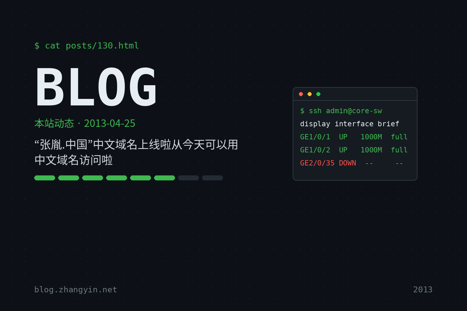 “张胤.中国”中文域名上线啦从今天可以用中文域名访问啦